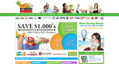 Desktop Screenshot of mygroceryrewards.com